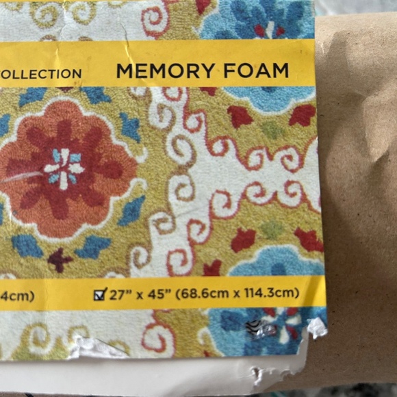 Bailey Collection Memory Foam Rug - Picture 3 of 4